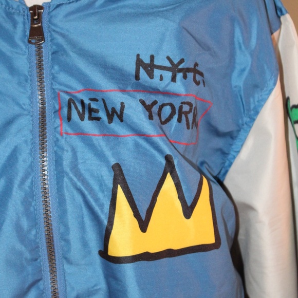 Members Only,  Jen Michel Basquiat Jacket.   Medium  Unisex - Picture 5 of 14